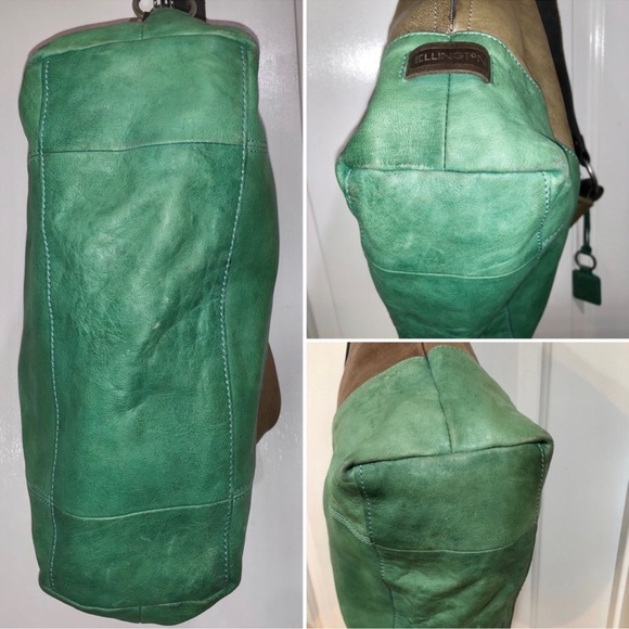 Ellington Colorblock Hobo Bag - Tan/Green - Picture 4 of 8